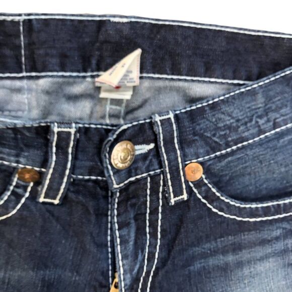 Vintage True Religion Jeans Size 31 RICKY BIG T Blue - Picture 6 of 8